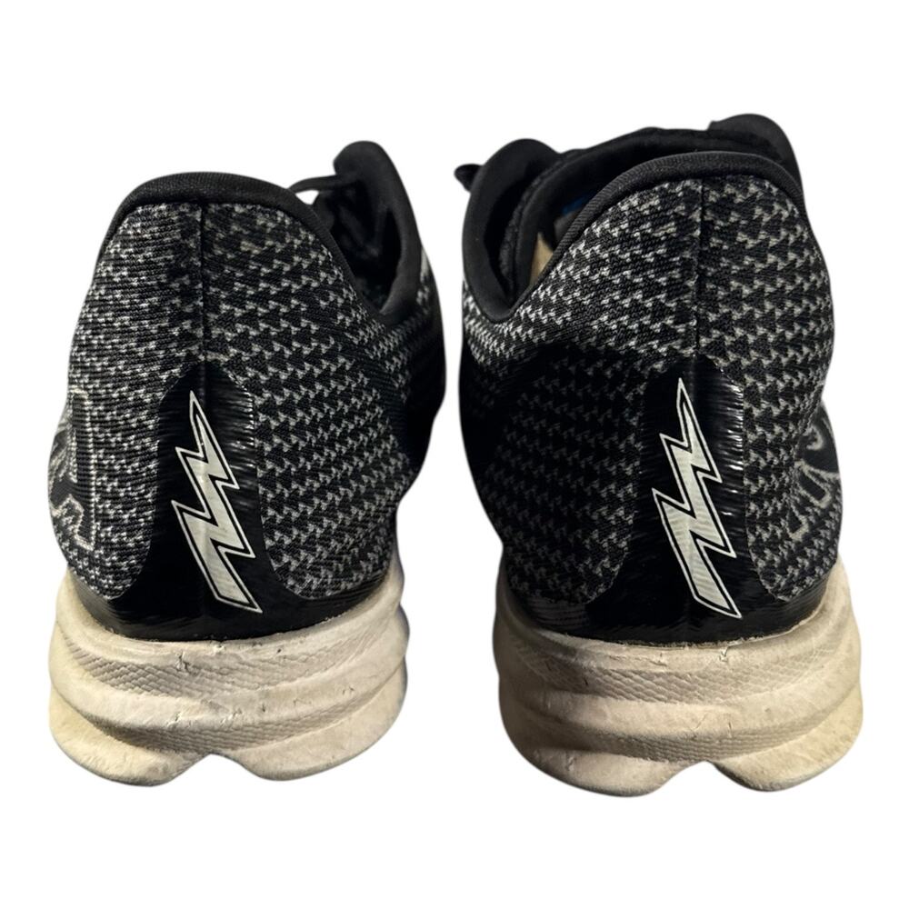 Hoka One Men’s Crescendo MD Black Running Track Sneakers 1134520 BWHT Size 12 W - Picture 7 of 10